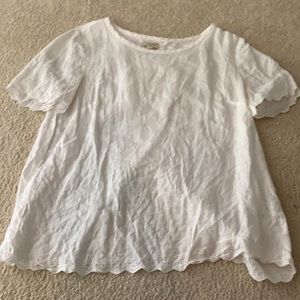 J. Crew Open back blouse